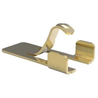 TE Connectivity Spring Contact, 1.3 mm Height, Surface Mount, Stainless Steel, Gold Plated 2199248-5