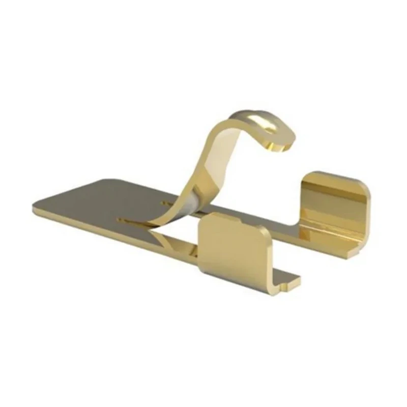 TE Connectivity Spring Contact, 1.3 mm Height, Surface Mount, Stainless Steel, Gold Plated 2199248-5