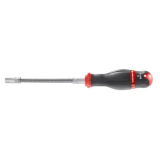 Facom Hexagon Nut Driver 6 mm Tip, 125 mm Blade, Stainless Steel, D.133C6