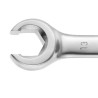 Facom Flare Nut Spanner, Double Ended, 6 Point Hex, Chrome Vanadium Steel, 175mm, Satin Chrome Finish 42.12X14