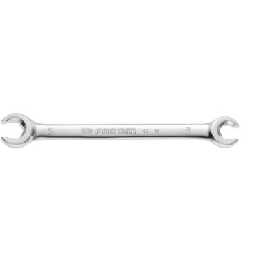 Facom Flare Nut Spanner Double Ended 19.05 x 22.35 mm Chrome Vanadium Steel 230mm 15° Offset 42.3/4X7/8