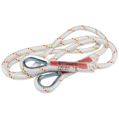 Protecta Fall Arrest Rope Lanyard, Polyamide, 1.5 m, 100 kg Capacity, Loops with Thimbles AL415C