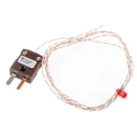 RS PRO Type T Exposed Junction Thermocouple, 1m Length, -75°C to 250°C, Perfluoroalkoxy Alkane Cable, 123-6332