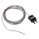 RS PRO Type T Exposed Junction Thermocouple, 2 m Length, 260°C Max, Polytetrafluoroethylene Probe, RS125/0816