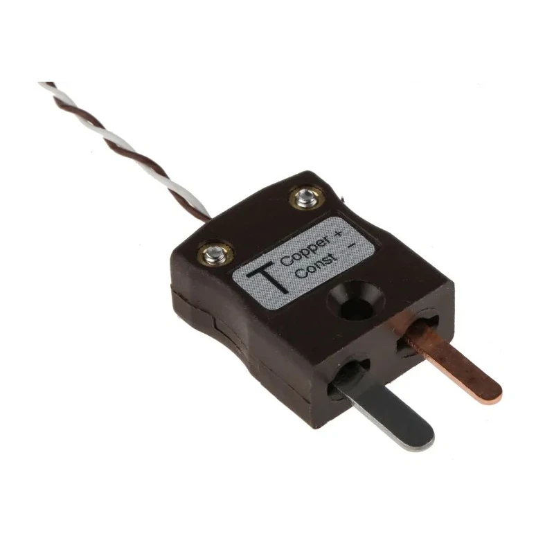 RS PRO Type T Exposed Junction Thermocouple, 2 m Length, 260°C Max, Polytetrafluoroethylene Probe, RS125/0816