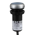 Eaton C22 Series Illuminated Push Button Actuator, Panel Mount, Blue, IP67 & IP69K, 1 NO, 22 mm 181628 C22-DRL-B-K10-24-P3