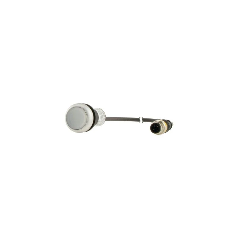 Eaton C22 Series Illuminated Push Button Actuator Panel Mount 22 mm White IP67 IP69K 24V 1 NO 181627 C22-DL-W-K10-24-P3