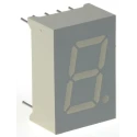 Kingbright 7 Segment LED Display, Green, 1 Digit, Anode, 12.7 mm, 10mcd, Through Hole SA05-11GWA