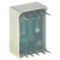 Kingbright 7 Segment LED Display, Green, 1 Digit, Anode, 12.7 mm, 10mcd, Through Hole SA05-11GWA