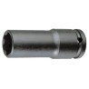 Facom Impact Socket, 27 mm, 3/4 in Drive, Chrome Molybdenum Steel, 90 mm Length, Thin Wall NKB.27