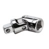 Facom 3/8 in Square Universal Joint, Bright Chrome Finish, Steel, 50.7mm Overall Length J.240A