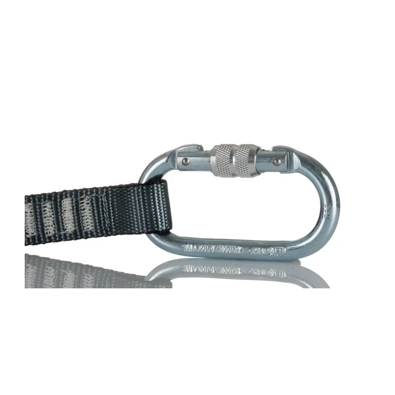 Protecta Twin Leg Shock Absorbing Fall Arrest Lanyard with Screw Carabiner, 1.5m, Polyester, 100kg AE5315WAA