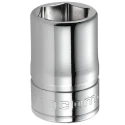 Facom 3/8 in Drive 7 mm 6 Point Square Socket Bright Chrome J.7H
