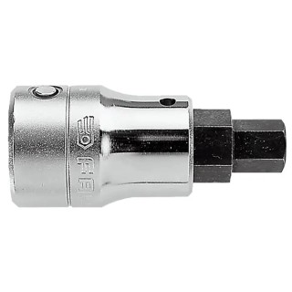 Facom 3/4 Inch Square Driver Bit Chrome Steel, Plunger Lock KT.17A