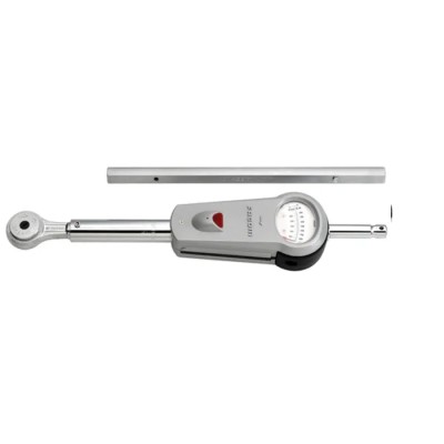 Facom Dial Torque Wrench 500 to 2500 Nm, 1 Inch Square Drive, Ratchet, 724mm Length M.201B