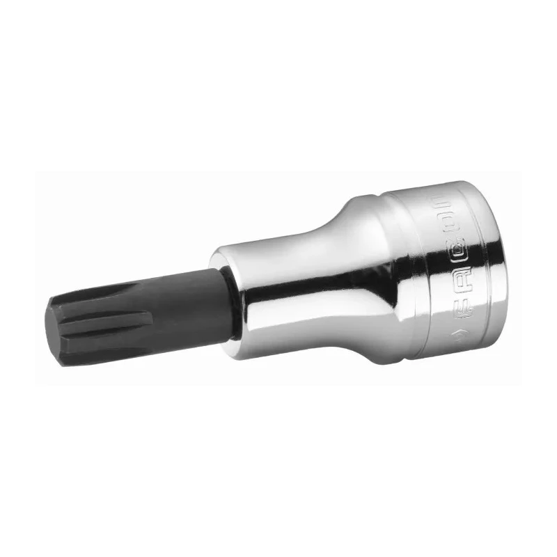 Facom 1/2 in Drive 9 mm Bit Socket, Square Drive, 100mm Chrome Vanadium Steel D.34B9L