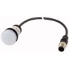 Eaton Panel Mount White LED Indicator 22 mm Cutout, 24 V AC/DC, IP69K/IP67, Round 181622 C22-L-W-24-P3
