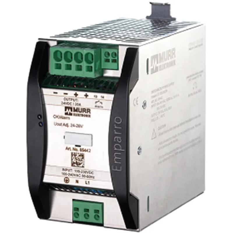 Murrelektronik Limited Emparro Switched Mode DIN Rail Power Supply 480W, 265V AC Input, 28V DC Output, 20A 85442