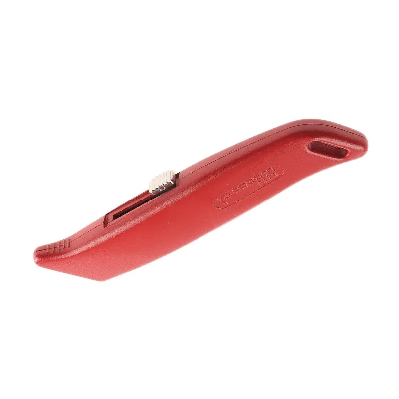 Facom Safety Knife with Straight Blade, Retractable, Zamak Body, Ergonomic Handle, 5 Blades 844.R