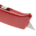 Facom Safety Knife with Straight Blade, Retractable, Zamak Body, Ergonomic Handle, 5 Blades 844.R
