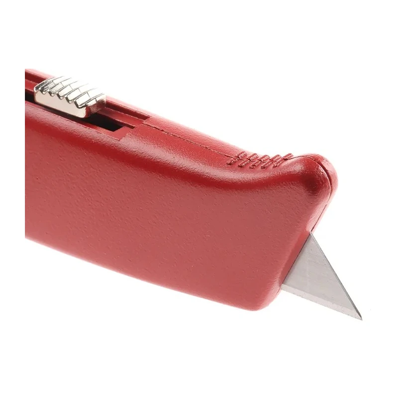 Facom Safety Knife with Straight Blade, Retractable, Zamak Body, Ergonomic Handle, 5 Blades 844.R