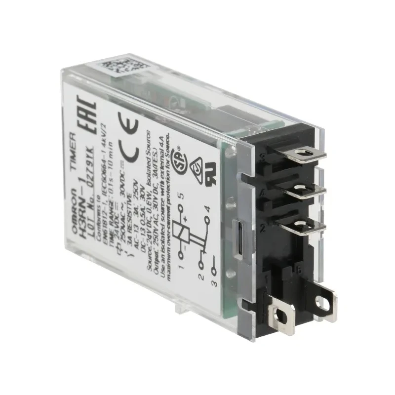 Omron Timer Relay , 1-Contact, Multifunction, 0.1 s–10 min, SPDT, IP40, Socket Type H3RN