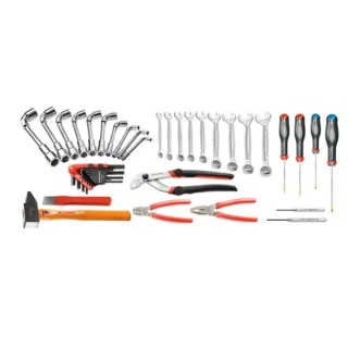 Facom 39 Piece Industrial Maintenance Tool Kit with Bag BSSMB.LT3