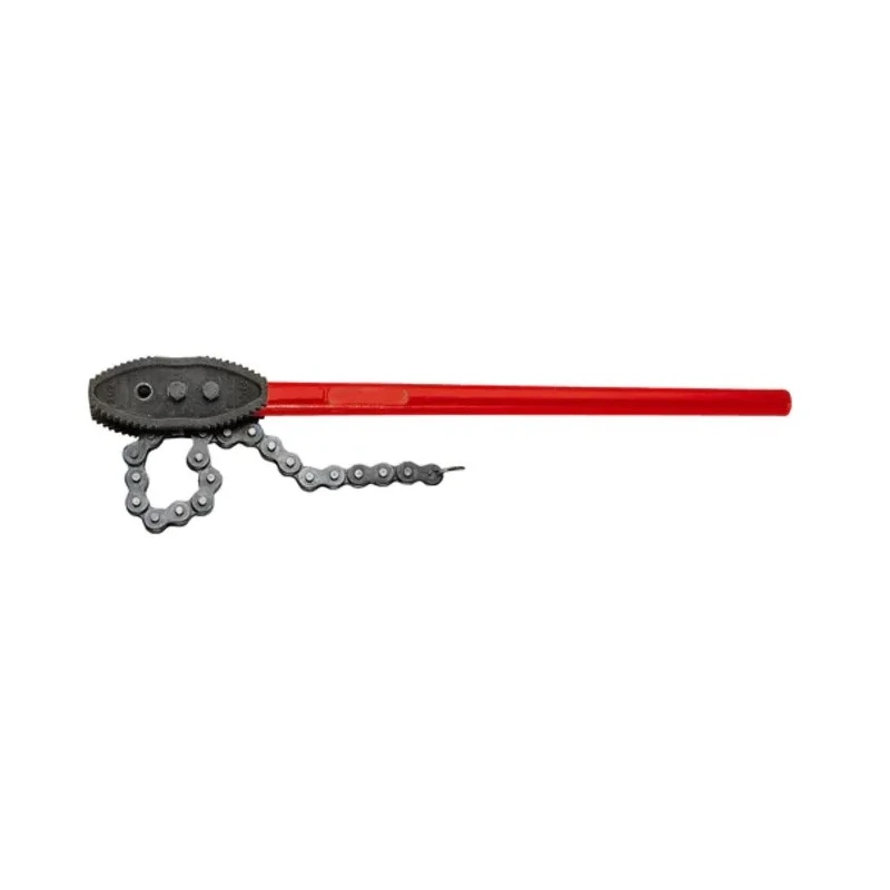 Facom Chain Wrench 60 mm Jaw Capacity, 550 mm Metal Handle, Chrome Finish 137B.2P1/2