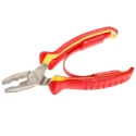 Facom Combination Plier 1 Piece, Serrated Jaw, High Carbon Steel, VDE Insulated 1000V, 165mm 187A.16VE