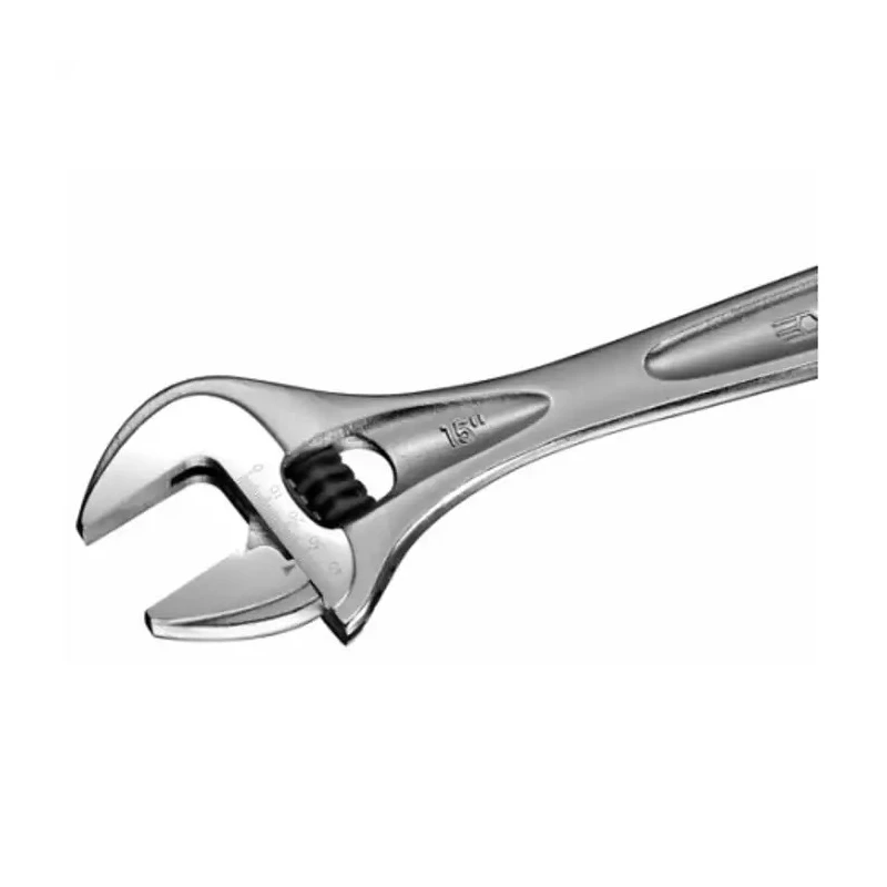 Facom 13 mm Jaw Capacity Adjustable Spanner, 114 mm Overall Length, Chrome Metal Handle 113A.4C