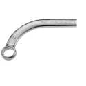 Facom Half Moon Offset Ring Spanner, Chrome Finish, 15 x 17 mm Size, 184 mm Length 57.15X17