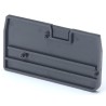 Omron XW5E Series End Cover for DIN Rail Terminal Blocks, Dark Grey, Fits XW5T-P1.5-1.1-1 and XW5G-P1.5-1.1-1