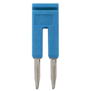 Omron XW5S Series Short Bar for XW5G-P1.5-2 Grounding Terminal Block, XW5T-P1.5-2 Feed Through Terminal Block, Blue 