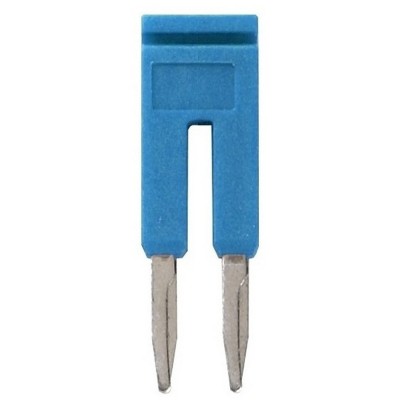Omron XW5S Series Short Bar for XW5G-P1.5-2 Grounding Terminal Block, XW5T-P1.5-2 Feed Through Terminal Block, Blue 