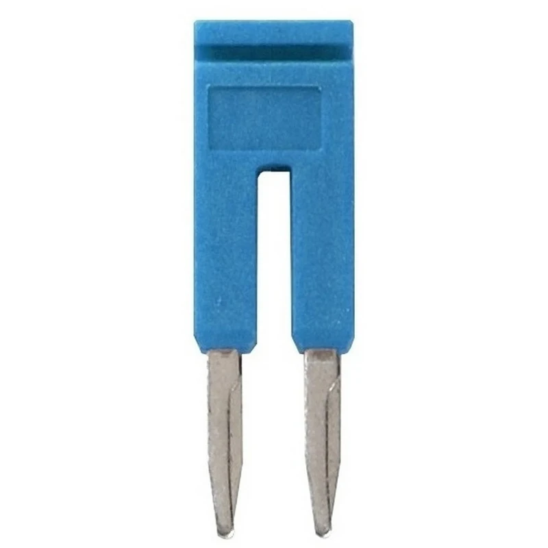 Omron XW5S Series Short Bar for XW5G-P1.5-2 Grounding Terminal Block, XW5T-P1.5-2 Feed Through Terminal Block, Blue 