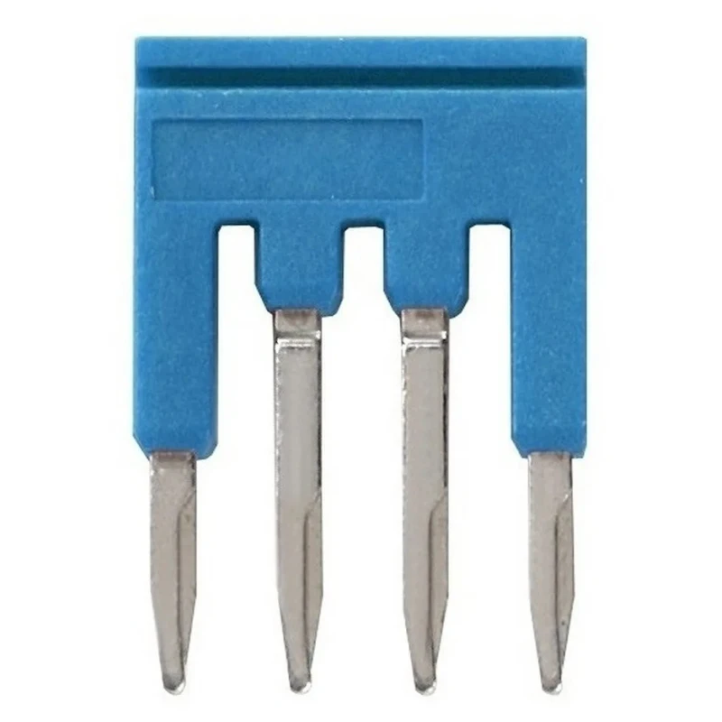 Omron XW5S Series Short Bar Blue for XW5G-P1.5-4 Grounding Terminal Block, XW5T-P1.5-4 Feed Through Terminal Block 