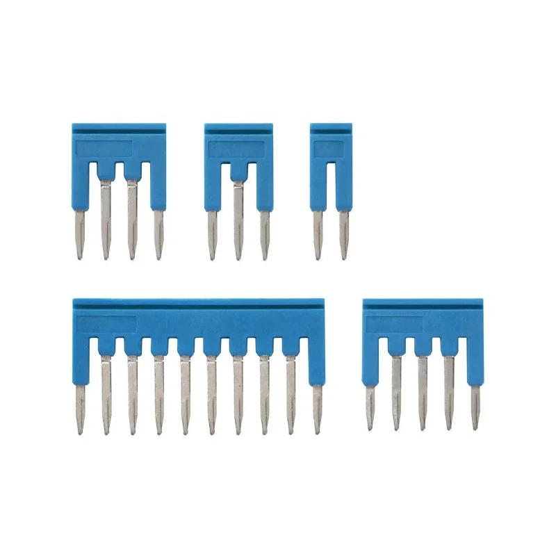 Omron XW5S Series Short Bar Blue for XW5G-P1.5-4 Grounding Terminal Block, XW5T-P1.5-4 Feed Through Terminal Block 