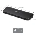 StarTech.com USB 3.0 Docking Station, 2 Display Support, , 3 USB Ports, HDMI/VGA/DVI, Max Resolution 1920 x USB3SDOCKHDV