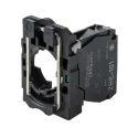 Schneider Electric Knob Selector Switch SPST, 22 mm Cutout Diameter, 2 Positions, Spring Return, Harmony XB5 Series XB5AD41