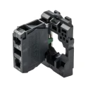 Schneider Electric Knob Selector Switch SPST, 22 mm Cutout Diameter, 2 Positions, Spring Return, Harmony XB5 Series XB5AD41