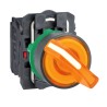 Schneider Electric Knob Selector Switch SPDT, 2 Positions, Illuminated, 22 mm Cutout, Harmony XB5 XB5AK125M5