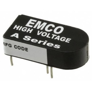 XP Power DC-DC Converter Through Hole 5V Input 500V Output 2mA 1W 75°C Max A05P-5