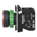 Schneider Electric Harmony XB5 Series Illuminated Push Button Switch, Spring Return, Panel Mount, 22 mm Cutout XB5AW35M5