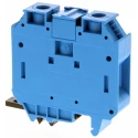 Omron XW5T Series DIN Rail Terminal Block, Blue, Feed Through, 35mm², 1-Level, Screw, 800V, 150A XW5TS35111BL