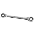 Facom Double Ended Ring Spanner 7.87 x 8.64 mm, Satin Chrome Finish, 128 mm Length 64.5/16X11/32