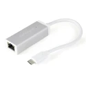 StarTech.com USB 3.2 5Gbps Network Speed USB Ethernet Adapter, USB Type-C, 15mm Cable, Silver US1GC30A