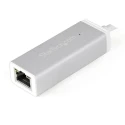 StarTech.com USB 3.2 5Gbps Network Speed USB Ethernet Adapter, USB Type-C, 15mm Cable, Silver US1GC30A