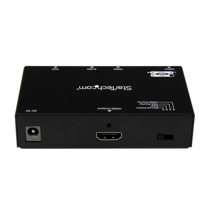 StarTech.com 2-Port VGA & HDMI Video Switch, 2 Input 1 Output, 1920 x 1200 Resolution, Compact, VS221VGA2HD