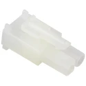 Molex Standard 0.093 in Female Connector Housing 2 Way, 1 Row, 6.7 mm Pitch, Nylon, Cable Mount 19-09-1029