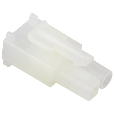 Molex Standard 0.093 in Female Connector Housing 2 Way, 1 Row, 6.7 mm Pitch, Nylon, Cable Mount 19-09-1029